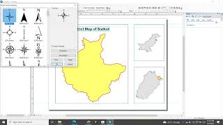 Location MapStudy Area build in ArcMap 102 gis remotesensing [upl. by Sartin]