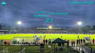 Semifinală Cupa României Corvinul Hunedoara vs FC Voluntari 31  Tribuna Corvinistă [upl. by Penney]