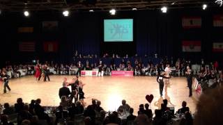 Evgeny VinokurovChristina Luft DM Deutsche Meisterschaft S Latein 2014 Semifinale Cha Cha [upl. by Ydnelg884]