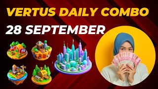 Vertus Daily Combo 28 September  Virtus Daily Combo Code virtus daily today update shorts [upl. by Paget]