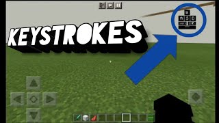 Keystrokes for minecraft bedrock Edition Mobile [upl. by Alage]