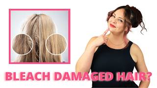 Can You Safely Bleach Damaged Hair – Here’s How [upl. by Darum]