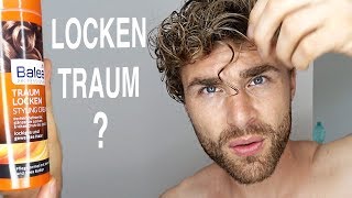 LOCKEN MACHEN HAARSTYLING PRODUKT TEST  REVIEW ● Balea LOCKEN TRAUM Styling Cream  DANIEL KORTE [upl. by Omik]