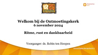 20241106 dankdagdiesnst Ontmoetingskerk Bergambacht [upl. by Llimaj50]