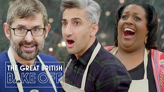 Amazing Celeb Bake Off disasters amp triumphs ft Alison Hammond Tan France Louis Theroux amp more [upl. by Laurentium291]