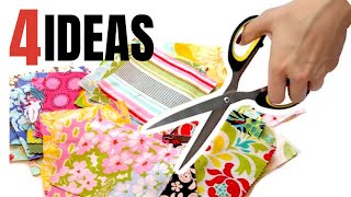 4 Ideas INCREÍBLES con Retazos de Tela [upl. by Hayotal]