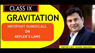 NUMERICALS BASED ON KEPLERS LAW OF PLANETARY MOTION  GRAVITATION  CLASS IX  PHYSICS [upl. by Leland]