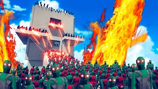 LOS ZOMBIES INVADEN EL LABORATORIO SECRETO  TOTALLY ACCURATE BATTLE SIMULATOR [upl. by Samella]