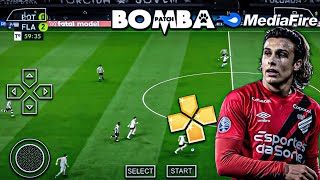 ✅ 100 ATUALIZADO NOVO BOMBA PATCH 2025  PPSSPP  DOWNLOAD BRASILEIRÃO E EUROPEU FACES REALISTAS [upl. by Anil554]