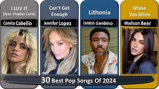 30 Best Pop Songs Of 2024 । Jan to July । JLos । Dua Lipa [upl. by Siuraj]