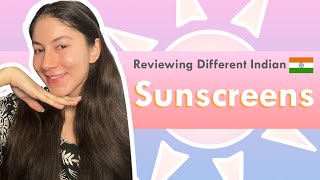 Reviewing different Indian Sunscreens [upl. by Neirb]