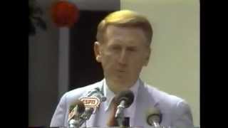 Vin Scullys 1982 Baseball Hall of Fame Induction [upl. by Nollid]