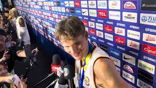 Moritz Wagner after winning the World Cup “We’re so privileged” [upl. by Aicnarf]