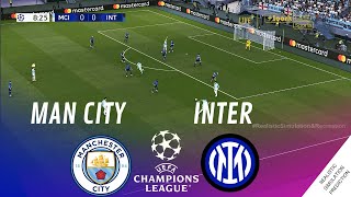 Manchester City vs Inter Milan  2024 UEFA Champions League  eFootball simulation [upl. by Ybocaj]