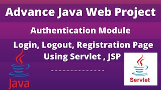 Authentication Module Adv Java Web Project  Login Page Advance Java Using Jsp amp Servlet Project [upl. by Hibbitts]