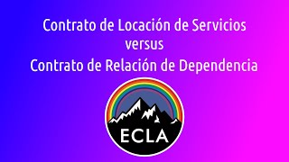 Contrato de Locación de Servicios VS Contrato de Relación de Dependencia en Argentina [upl. by Korman]