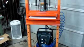 Home Made Clicker Die Press [upl. by Bartle375]