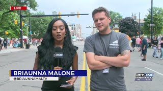 WATCH Briaunna Malone live at the start of Celebrate Erie 2024 6 pm [upl. by Adnovaj]