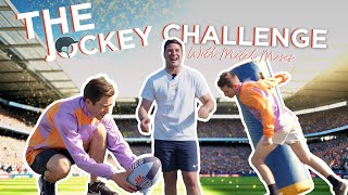 Mitch Moses Tests Jockeys Adam Hyeronimus amp Jason Collett in the Ultimate Rugby League Challenge [upl. by Attelrak]