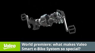 Revealing an intelligent electric pedal system for bikes  Valeo [upl. by Auqenes211]