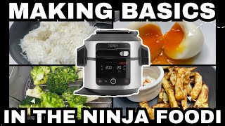 COOKING BASICS in the NINJA FOODI  5 Easy Recipes for Beginners  Veg Chips Rice Yogurt amp Eggs [upl. by Orpah267]