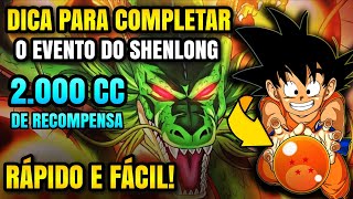 SAIBA COMO COMPLETAR O EVENTO DO SHENLONG NO DRAGON BALL LEGENDS  5°ANIVERSÁRIO [upl. by Surtemed58]