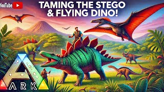 I tame a stego in Ark mobile  Ark survival evolved [upl. by Laris]