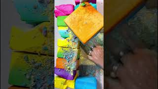 powdery oddlysatisfying asmrgymchalk pleasesubscribe relaxing crunchy dyedchalk [upl. by Ivan]