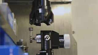 Operating the Haas CNC Mill Renishaw Wireless Probing System  Clark Magnet High School SSP [upl. by Ellicott]