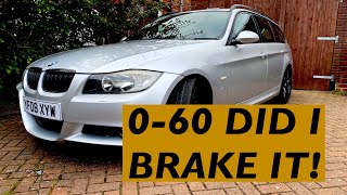 BMW e91 330d stage 1 remap DPF EGR swirl flap deleteis it worth it amp how fast 060 [upl. by Callista643]