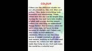 ColourCommon VerbsPronunciationVocabularyListeningReadingEssential Words learnenglish [upl. by Yecart813]