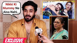 Arbaz Patel Shocking Reaction On Nikki Tamboli Mother Engagement Video Bigg Boss 18  EXCLUSIVE [upl. by Akemyt902]