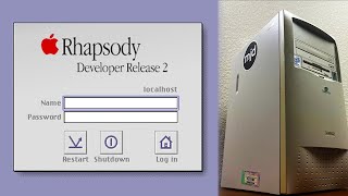 Installing Apples Rhapsody OS on the 5 Windows 98 PC [upl. by Reg]