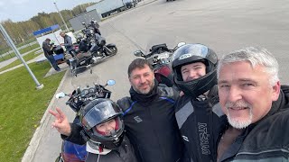 Kelione motociklais i Latvija moto sezono atidarymo fiesta 420 km [upl. by Letnwahs]