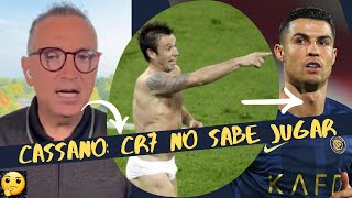 🚨CASSANO DICE QUE CRISTIANO RONALDO NO SABE JUGAR AL FUTBOL😂 [upl. by Ainoda4]