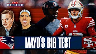 Can Mayo get Patriots to rebound vs 49ers  Greg Bedard Patriots Podcast [upl. by Yrocej]