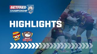 Highlights  Dewsbury Rams v Batley Bulldogs [upl. by Martelle]