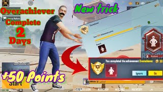 How to Complete OVERACHIEVER Earn 2800 Achievement Point  Overachiever Achievement Title  Pubg [upl. by Solomon424]