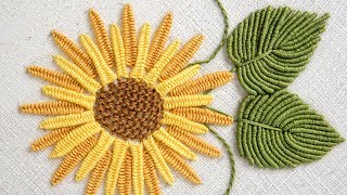 BRAZILIAN EMBROIDERY TUTORIALS How to stitch flowers [upl. by Ennail]