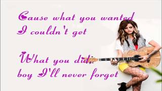 Cassadee Pope  Wasting All These Tears Lyrics [upl. by Dud]