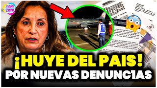 Dina Boluarte Deja el País y Bloquea Investigaciones de la Fiscalía [upl. by Renato]