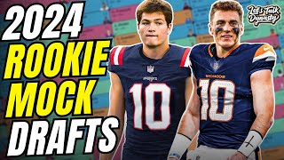 Multiple 4Round Superflex Rookie Mock Drafts PostNFL Draft  Dynasty Fantasy Football 2024 [upl. by Hungarian]