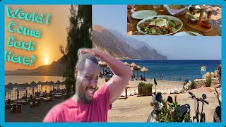 My Experience Exploring Crete Paleochora ChaniaGreece  Village Greek Food and Beaches [upl. by Barnabas]