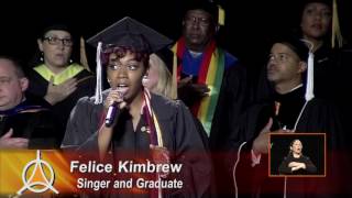 Governors State University Felice Kimbrew Commencement 2016 [upl. by Ynattir]