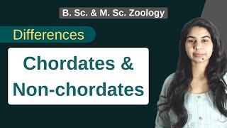 Differences between Chordates amp Non chordates  B Sc amp M Sc  Zoology [upl. by Perkin]