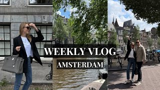 WEEKLY VLOG  Casual weekend in Amsterdam lunch at Cecconis and recipe of my favourite salad [upl. by Bartholomeo]