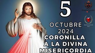 CORONILLA de la DIVINA MISERICORDIA de hoy Sábado 5 de Octubre 2024 [upl. by Eibloc]