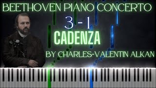 Charles Valentin Alkan Cadenza For Beethovens Piano Concerto No 3 Op 37 Movement 1 [upl. by Eimia919]