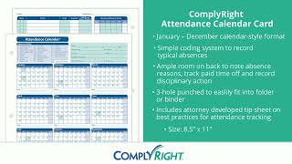 Employee Attendance Calendar [upl. by Torrey]