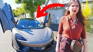 BUYING a STOLEN SPORTS CAR PRANK on WIFE [upl. by Uile]